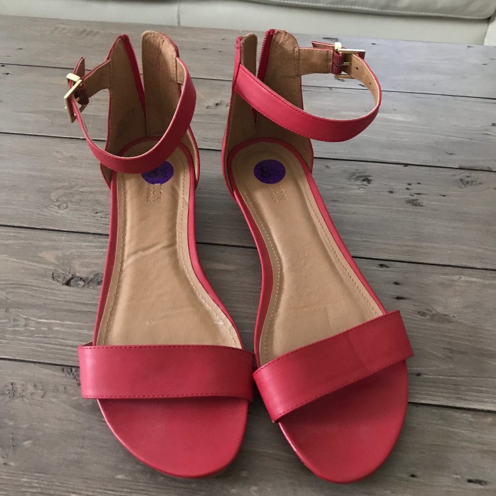 Strappy Red Sandal